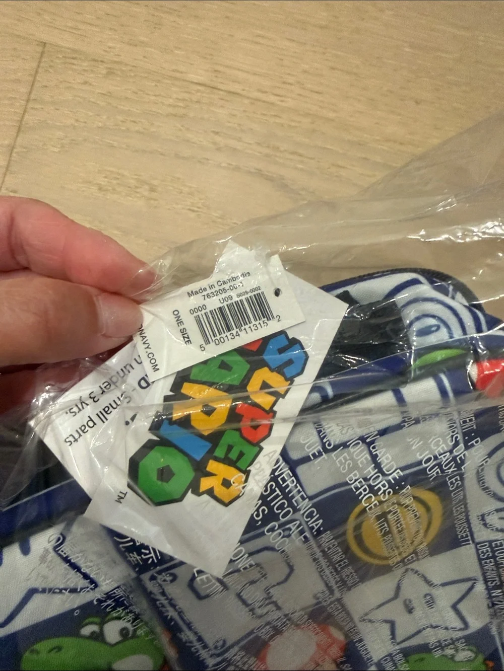 Nintendo Blue Super Mario Insulated Lunch Bag